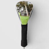 De oude houten hut golfheadcover (Voorkant)