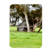 De oude houten hut magneet (Verticaal)