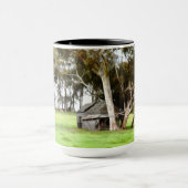 De oude houten hut mok (Midden)