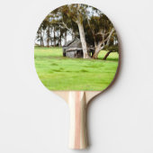 De oude houten hut tafeltennisbatje (Voorkant)