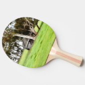 De oude houten hut tafeltennisbatje (Zijkant)