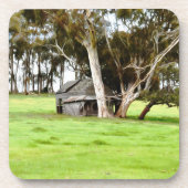 De oude houten Onderzetters (Voorkant)