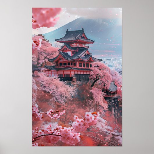 De oude Japanse hoofdstad Poster Art (Voorkant)
