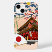 De oude Japanse iPhone 14 Hoesje (Achterkant)