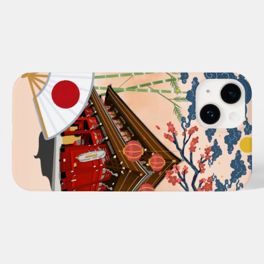 De oude Japanse iPhone 14 Hoesje (Achterkant (horizontaal))
