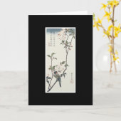 De oude Japanse Kaart van de Kunst (Gele Bloem)