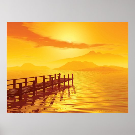 De Oude Jetty Poster (Voorkant)