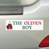 De oude jongen bumpersticker (Op auto)