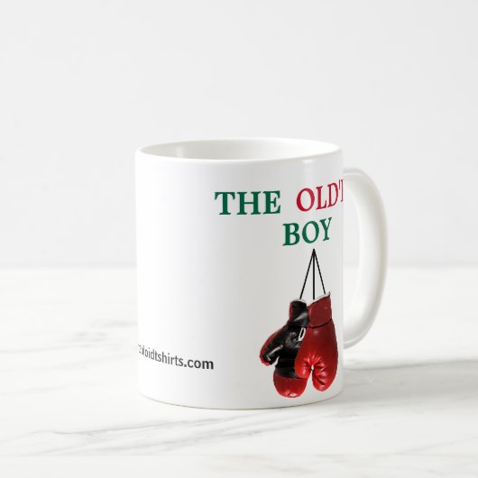 De oude jongen koffiemok (Voorkant rechts)