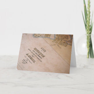 De oude Kaart van de Kaart van Houston