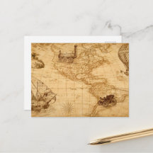 De oude kaart van de Verenigde Staten