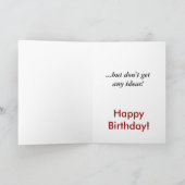 De oude Kaart van de Verjaardag Fart (Binnen)