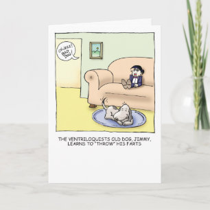 De oude Kaart van de Verjaardag van de Hond