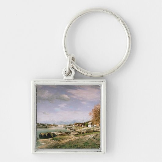 De oude kade in Bercy, Parijs, 1880 Sleutelhanger (Voorkant)