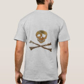 De oude kapitein Pirate T-shirt (Achterkant)