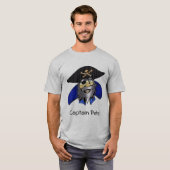 De oude kapitein Pirate T-shirt (Voorkant volledig)