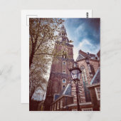 De oude kerk, Amsterdam Briefkaart (Voorkant / Achterkant)