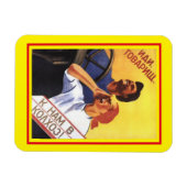 De oude klassieke Sovjet-Poster komt naar ons Boer Magneet (Horizontaal)