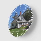 De oude klok van de Lighthouse van het Punt van de (Hoek)