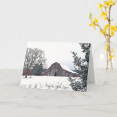 De oude Knolls schuur Kaart (Gele Bloem)