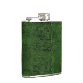 De oude Koeienhuid kijkt naar Emerald Green Heupfles (Rechts)