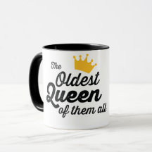 DE OUDE KONINGIN VAN HEN ALLEMAAL. T-shirt