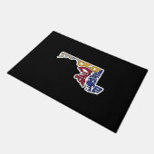 De oude lijnstaat - Maryland Deurmat (Schuin)