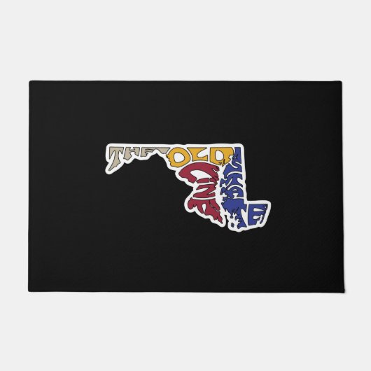 De oude lijnstaat - Maryland Deurmat (Voorkant)