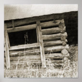 De oude Logcabine Poster (Voorkant)