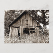 De oude Loods van het Boerderij Briefkaart (Voorkant)
