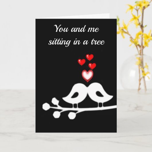 **DE OUDE LOVESONG** MET JUBILEUM VAN DE HUMOR KAART (Gele Bloem)