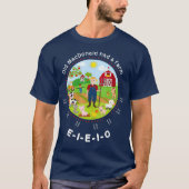 De oude MacDonald had een boerderij Engelse Nurser T-shirt (Voorkant)