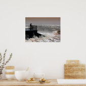 De Oude Man en de Razende Zee Poster (Keuken)
