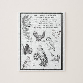 De Oude Man Gedicht Legpuzzel, 20x25 cm, 110 stuks Legpuzzel