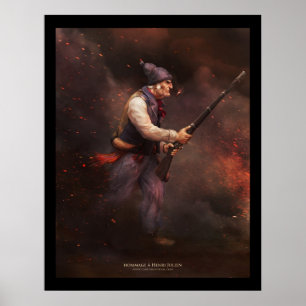 De oude man van 37, herdenking van Henri Julien Poster