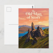 De Oude Man van Storr Schotland Briefkaart (Voorkant / Achterkant)