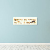 De oude manieren canvas afdruk (Insitu (Houten vloer))