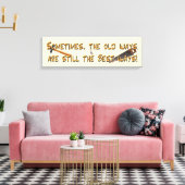 De oude manieren canvas afdruk (Insitu (Woonkamer))