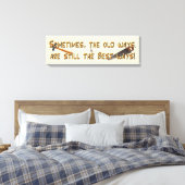 De oude manieren canvas afdruk (Insitu (Slaapkamer))