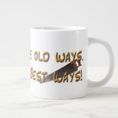 De oude manieren grote koffiekop (Rechts)