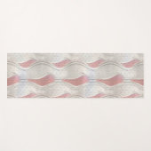 De oude metallische 3D Red Grey textuur ziet er Yo Yogamat (Voorkant (horizontaal))