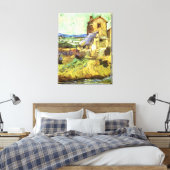 De oude Mill van Vincent van Gogh Canvas Afdruk (Insitu (Slaapkamer))