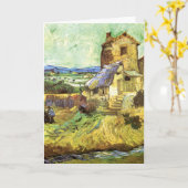 De oude Mill van Vincent van Gogh Kaart (Gele Bloem)