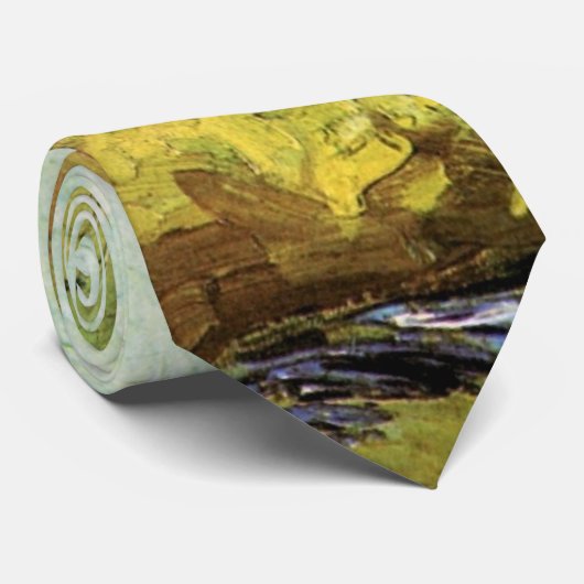 De oude Mill van Vincent van Gogh Stropdas (Opgerold)