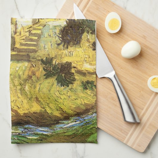 De oude Mill van Vincent van Gogh Theedoek (Quarter Fold)
