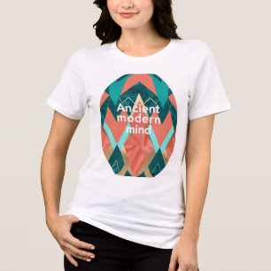De oude moderne geest, de heilige driehoeken Tri-Blend shirt