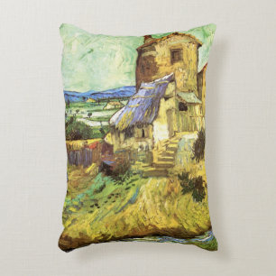 De Oude Molen door Vincent van Gogh Accent Kussen