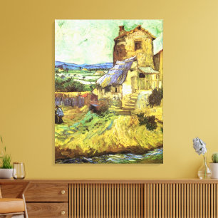 De Oude Molen door Vincent van Gogh Canvas Afdruk