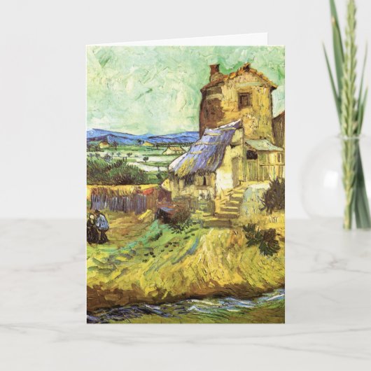 De Oude Molen door Vincent van Gogh Kaart (Voorkant)