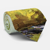 De Oude Molen van Vincent van Gogh Stropdas (Opgerold)